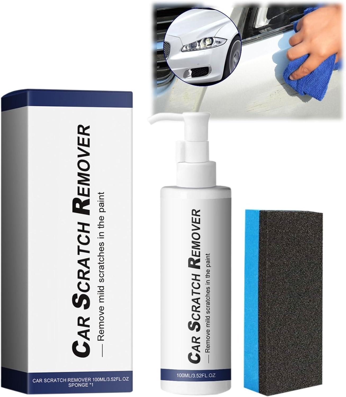 Car Paint Scratch Remover 100 ML – Deep Repair Polish for Glossy Finish KSA | مزيل خدوش طلاء السيارات 100 مل لإصلاح عميق ويمنح لمعانًا ناعماً في السعودية