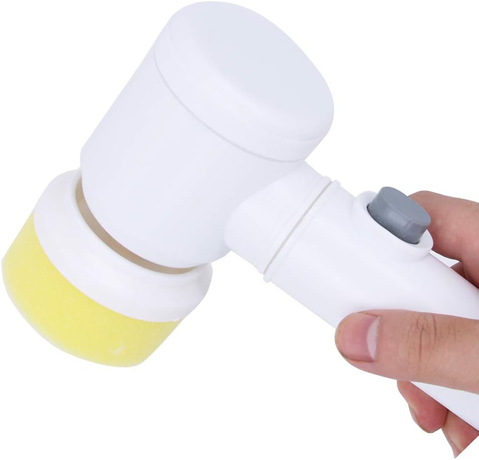 Electric Cleaning Brush 5‑in‑1 – Battery Powered Multi‑Purpose Scrubber KSA | فرشاة تنظيف كهربائية 5 في 1 متعددة الاستخدامات تعمل بالبطارية في السعودية