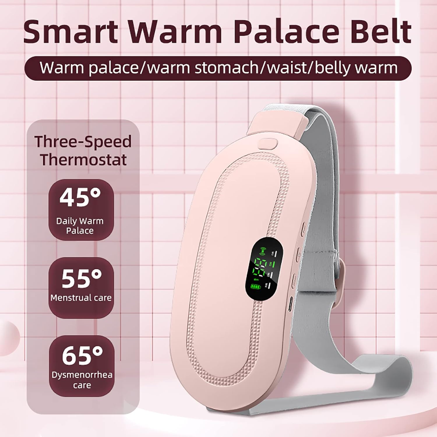 Electric Heating Pad USB Cordless – 3 Heat Levels for Pain Relief & Comfort KSA | وسادة تدفئة كهربائية لاسلكية بمنفذ USB وثلاث درجات حرارة لتخفيف الألم والراحة في السعودية