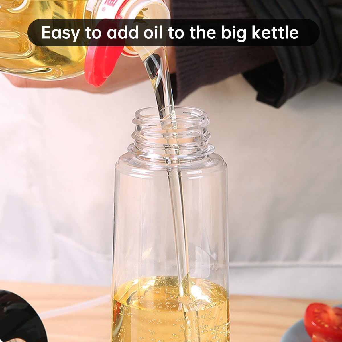 Oil Sprayer Bottle 300 ml – Refillable Cooking Oil Mister for Kitchen KSA | بخاخ زيت مطبخ سعة 300 مل قابل لإعادة التعبئة للرش المباشر في المطبخ في السعودية