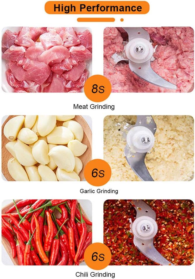 Food Chopper 3 L Stainless Steel 250 W – Electric Meat & Vegetable Grinder KSA | فرامة طعام 3 لتر ستانلس ستيل بقوة 250 واط للفرم الكهربائي للطعام واللحم في السعودية