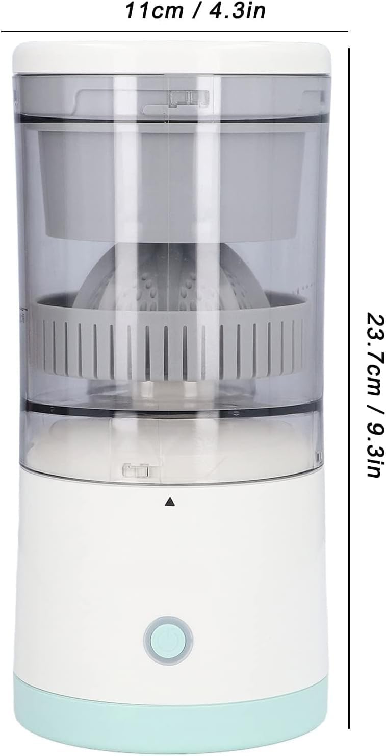 Electric Citrus Juicer 45 W USB Rechargeable – Portable Automatic Fruit Juicer KSA | عصارة فواكه حمضية كهربائية بقدرة 45 واط قابلة للشحن عن طريق USB محمولة وأوتوماتيكية في السعودية