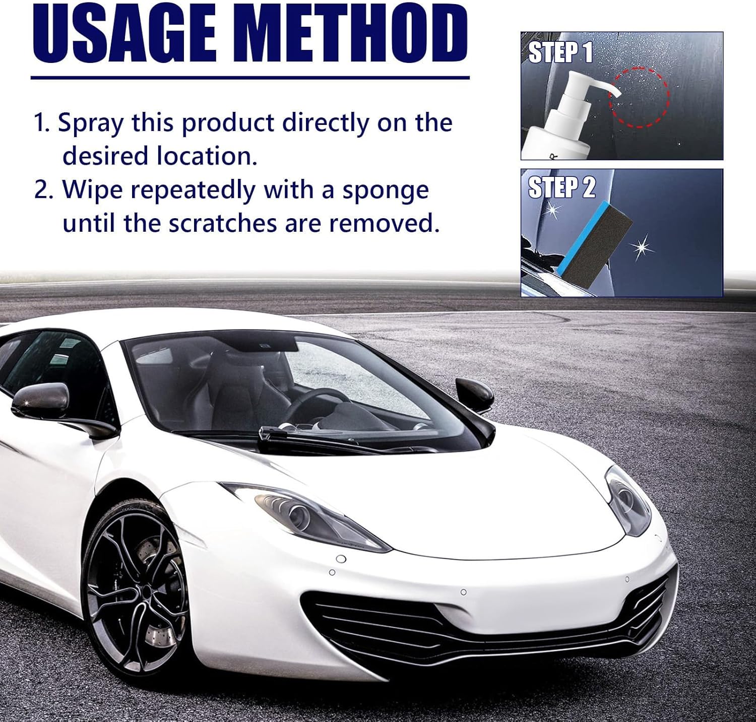 Car Paint Scratch Remover 100 ML – Deep Repair Polish for Glossy Finish KSA | مزيل خدوش طلاء السيارات 100 مل لإصلاح عميق ويمنح لمعانًا ناعماً في السعودية