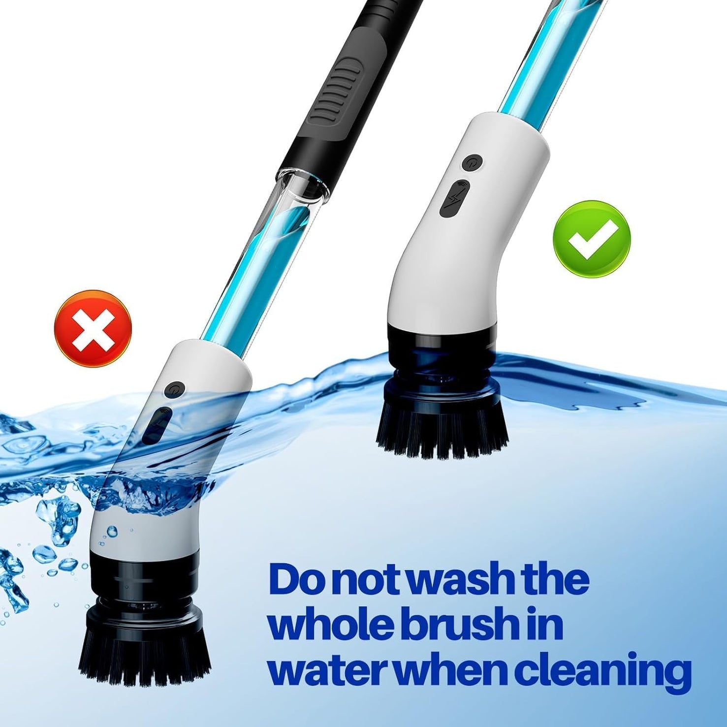 Electric Spin Scrubber 9‑in‑1 IPX7 Waterproof Type‑C Rechargeable Cleaning Brush KSA | فرشاة تنظيف كهربائية دوارة 9 في 1 مقاومة للماء IPX7 قابلة للشحن بمنفذ Type‑C في السعودية