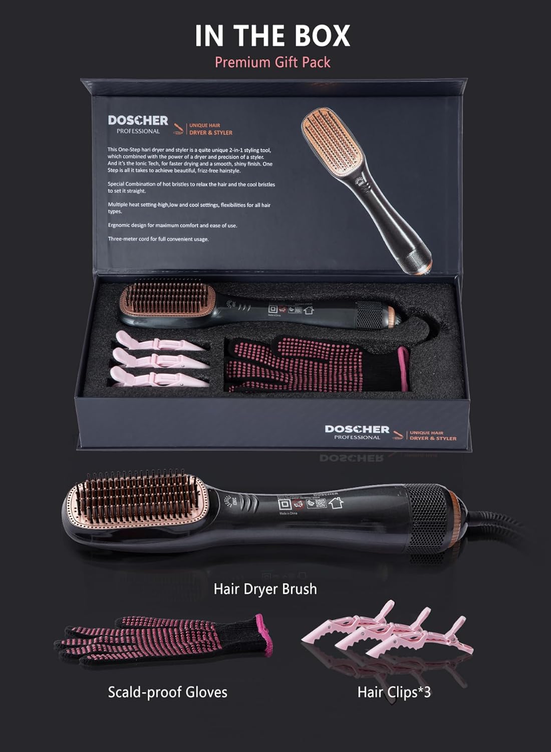 Joy Hair Dryer Styler 1200 W – Fast Drying & Lightweight Blower KSA | مجفف شعر جوي 1200 واط للتجفيف السريع والتصميم الخفي الخفيف في السعودية
