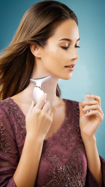 Triple Action Face & Neck Massager – Wrinkle Removal & Skin Tightening KSA | جهاز تدليك الوجه والرقبة ثلاثي الحركة لإزالة التجاعيد وشد البشرة في السعودية