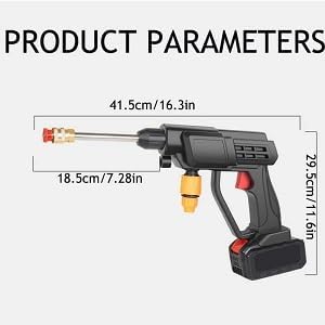 48 V Portable Pressure Washer – Cordless High Power Cleaner 12000 mAh Battery KSA | غسالة ضغط محمولة لاسلكية 48 فولت ببطارية 12000 مللي أمبير قوية للتنظيف في السعودية