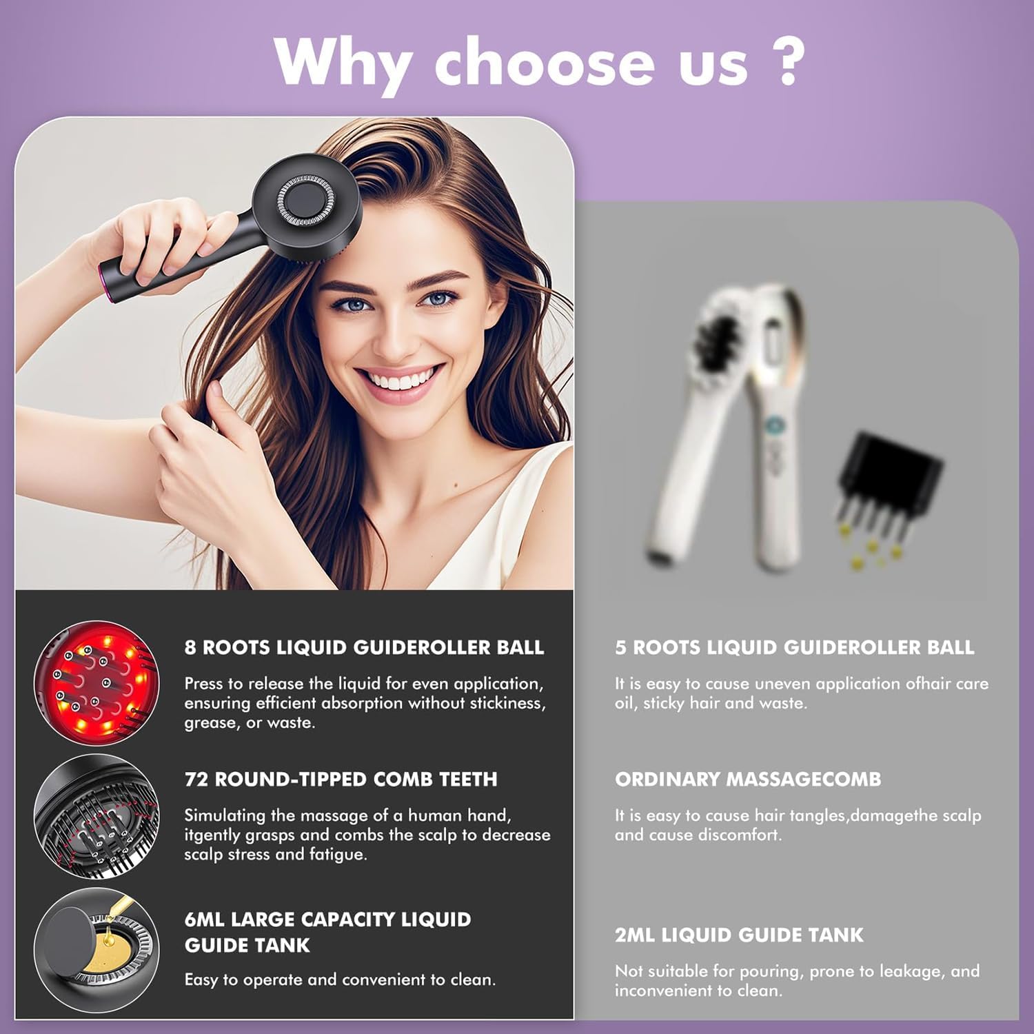 Shiatsu Scalp Massager Electric Waterproof – Deep Head Massage Relax KSA | فرشاة تدليك فروة الرأس شياتسو كهربائية مضادة للماء للاسترخاء العميق في السعودية