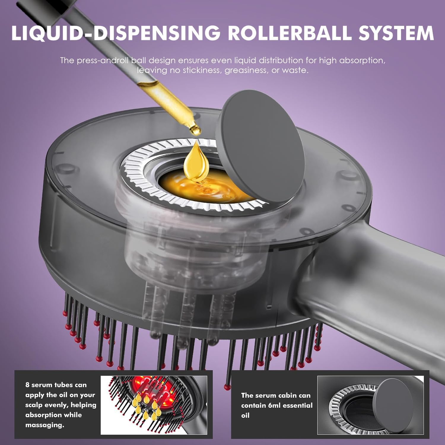 Shiatsu Scalp Massager Electric Waterproof – Deep Head Massage Relax KSA | فرشاة تدليك فروة الرأس شياتسو كهربائية مضادة للماء للاسترخاء العميق في السعودية