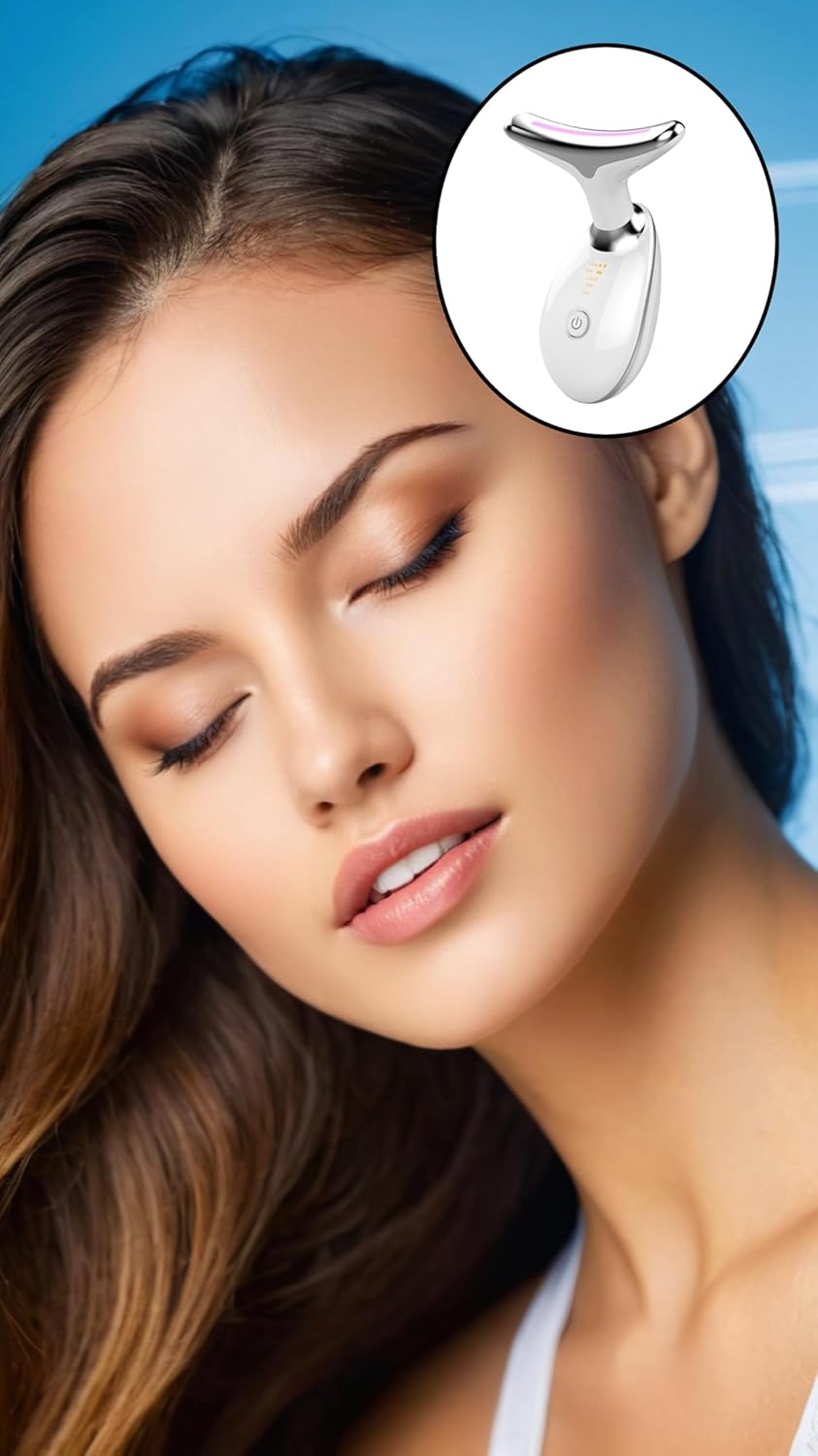 Triple Action Face & Neck Massager – Wrinkle Removal & Skin Tightening KSA | جهاز تدليك الوجه والرقبة ثلاثي الحركة لإزالة التجاعيد وشد البشرة في السعودية