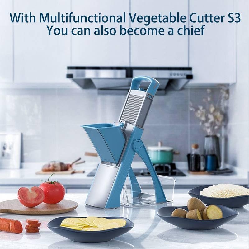 Vegetable Chopper & Slicer Mandoline with Container – Multi‑Function Kitchen Tool KSA | قطاعة خضروات ومتعدد الوظائف بصندوق تجميع للمطبخ في السعودية_5_image
