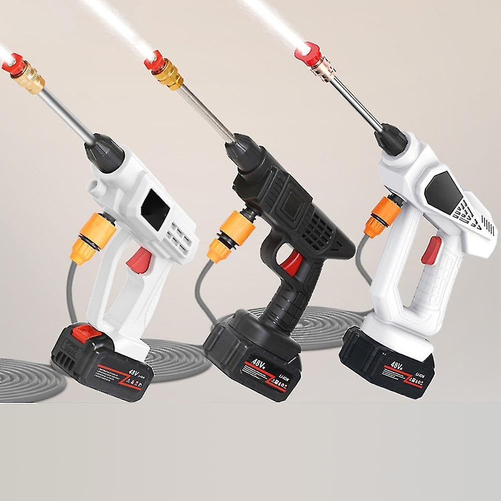 48 V Portable Pressure Washer – Cordless High Power Cleaner 12000 mAh Battery KSA | غسالة ضغط محمولة لاسلكية 48 فولت ببطارية 12000 مللي أمبير قوية للتنظيف في السعودية