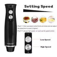 4‑in‑1 Handheld Blender 110 V/220 V – Multi‑Function Electric Food Processor KSA | خلاط يدوي 4 في 1 متعدد الوظائف كهربائي 110 فولت/220 فولت في السعودية