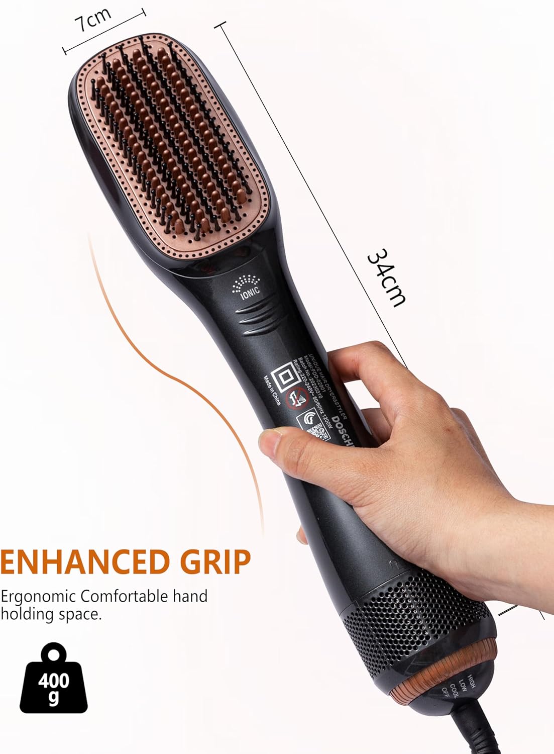 Joy Hair Dryer Styler 1200 W – Fast Drying & Lightweight Blower KSA | مجفف شعر جوي 1200 واط للتجفيف السريع والتصميم الخفي الخفيف في السعودية