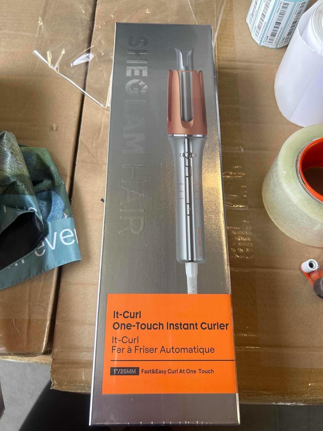 SHEGLAM Auto Curling Iron – 3 Temperature Settings & Fast Heat KSA | مكواة تجعيد شعر أوتوماتيكية من شيغلام بثلاث درجات حرارة وسرعة تسخين في السعودية