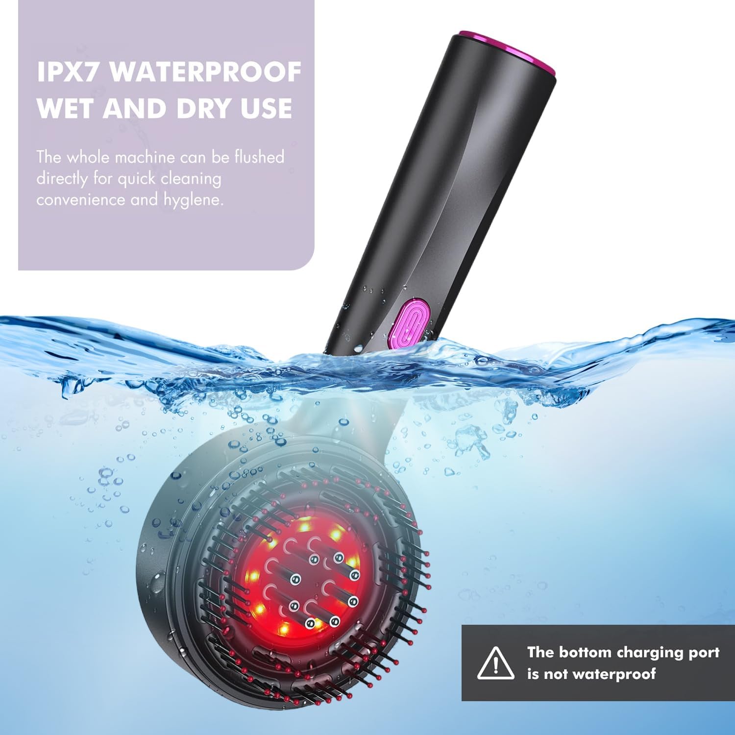 Shiatsu Scalp Massager Electric Waterproof – Deep Head Massage Relax KSA | فرشاة تدليك فروة الرأس شياتسو كهربائية مضادة للماء للاسترخاء العميق في السعودية