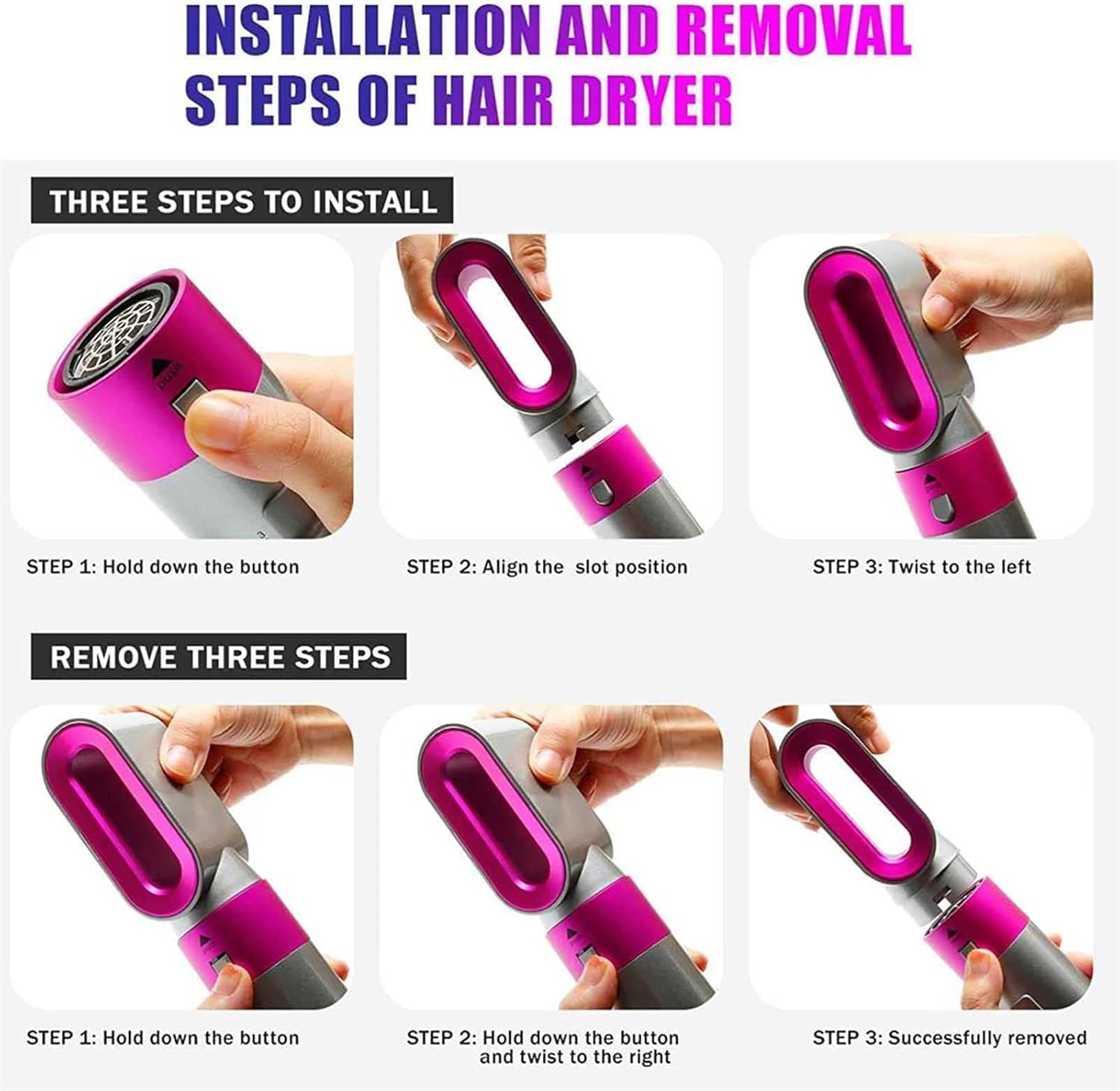 Aputue Hair Dryer Styler 5‑in‑1 – 5 Barrels for Drying, Curling & Straightening KSA | جهاز تصفيف الشعر Aputue 5 في 1 بخمسة رؤوس للتجفيف والتجعيد والتمليس في السعودية