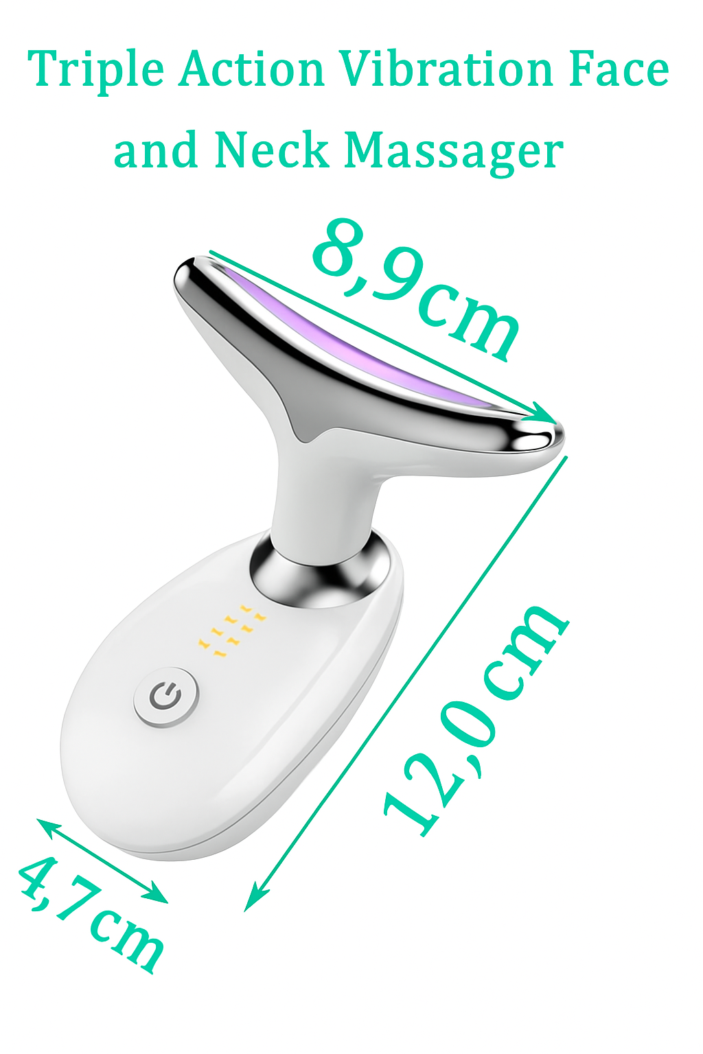 Triple Action Face & Neck Massager – Wrinkle Removal & Skin Tightening KSA | جهاز تدليك الوجه والرقبة ثلاثي الحركة لإزالة التجاعيد وشد البشرة في السعودية